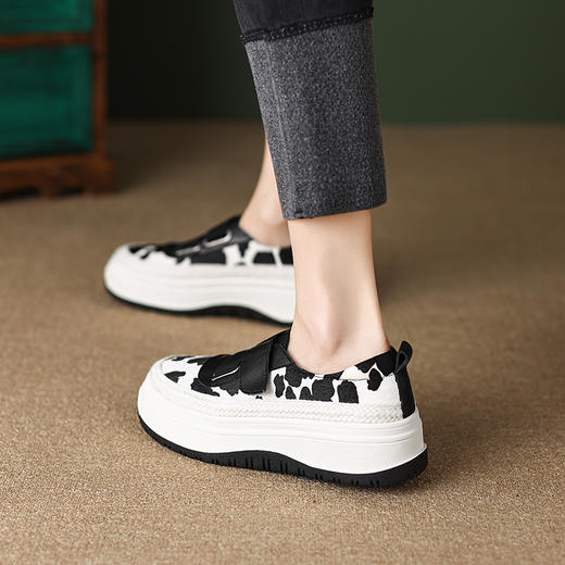 时尚百搭，真皮马毛厚底单鞋TYM-0920 商品图7