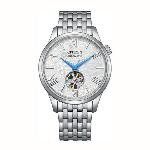西铁城/CITIZEN经典商务休闲机械透底钢带男表NH9130-84A 商品图2