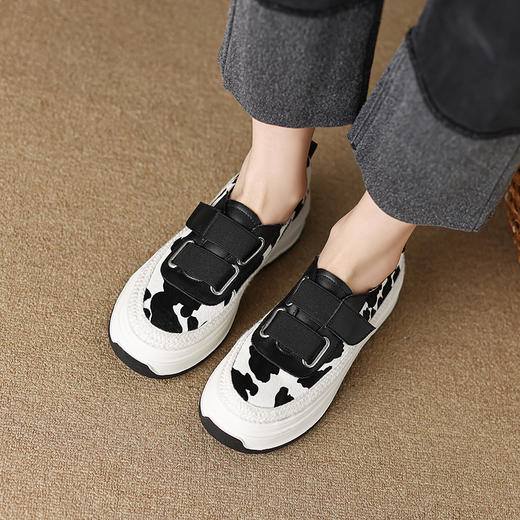 时尚百搭，真皮马毛厚底单鞋TYM-0920 商品图9