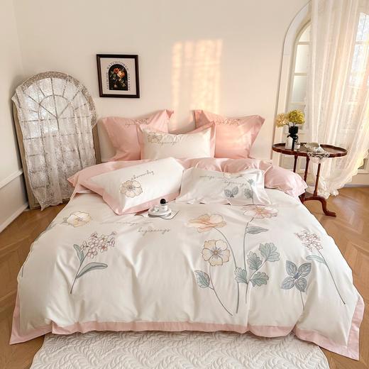 园园亲选南通家居/ 𝙉𝙀𝙒 春夏新品高端120支长绒棉一芷颜 床上四件套 商品图3