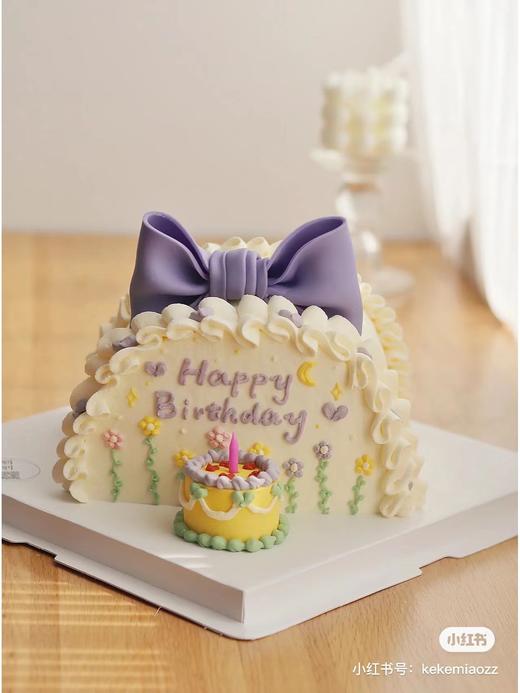 【臻品系列】---半翻糖拱形蛋糕【许个愿吧】 商品图0