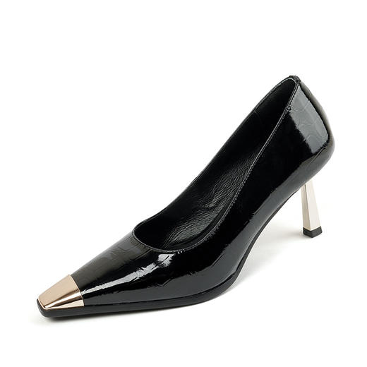 法式小众，金属方头单鞋WXJ245 商品图14