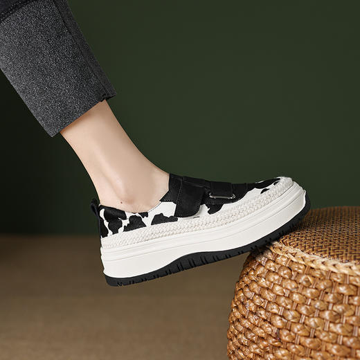 时尚百搭，真皮马毛厚底单鞋TYM-0920 商品图8