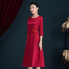 喜婆婆婚宴装晚礼服小个子高贵婚礼旗袍年轻洋气JY-ZS5248 商品缩略图3
