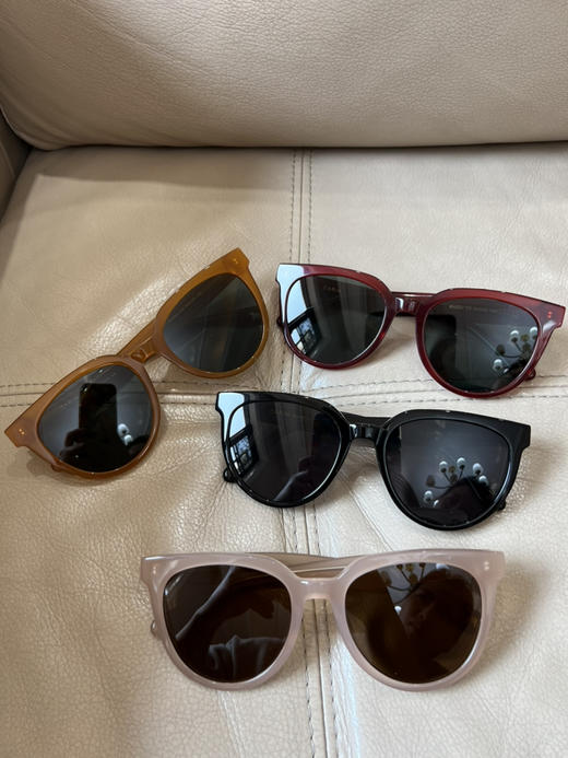 219-10许红豆 秀智同款 CAR**高端小众 超轻透色 时尚墨镜 太阳镜 商品图1