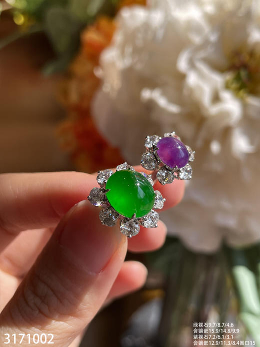 3171002，蛋面戒指。具体价格微信咨询 商品图6