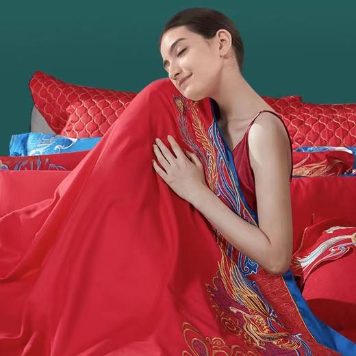 【春上新】10楼 富安娜 婚庆八件套--家有喜事/230*229cm 吊牌价6999元 活动价3999元 商品图2