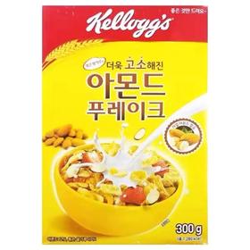 农心杏仁玉米麦片300g켈로그 아몬드 푸레이크 시리얼
