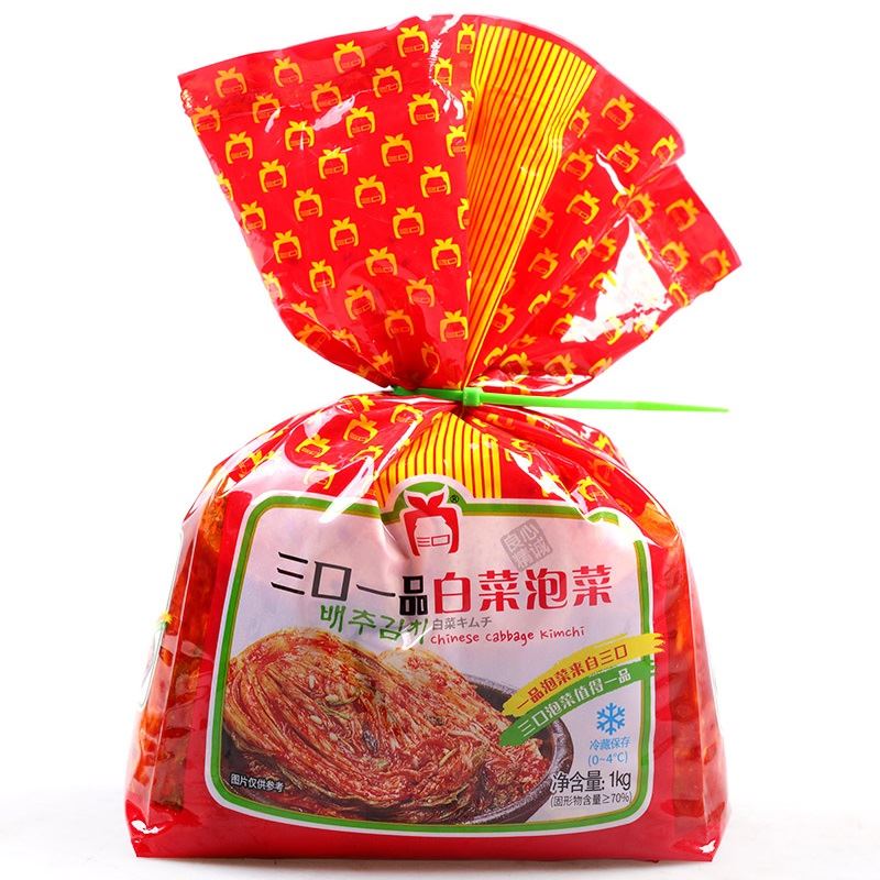 三口一品白菜泡菜1kg삼구일품 배추김치