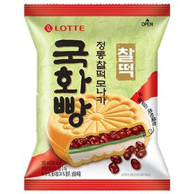 乐天菊花面包粘糕冰淇淋150ml롯데 국화빵 찰떡 빙과