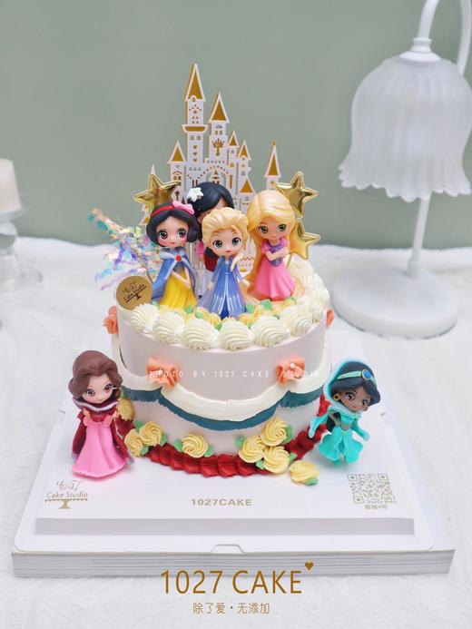 1027CAKE |  公主主题 复古花边 城堡 商品图2