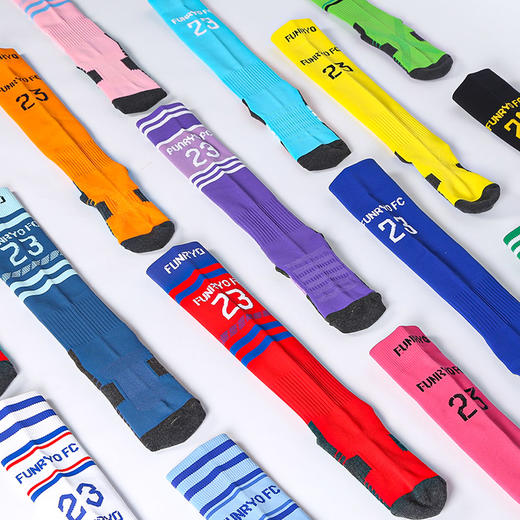蜂锐FUNRY足球定制长袜防滑耐磨长筒袜过膝组队DIY印制 商品图4
