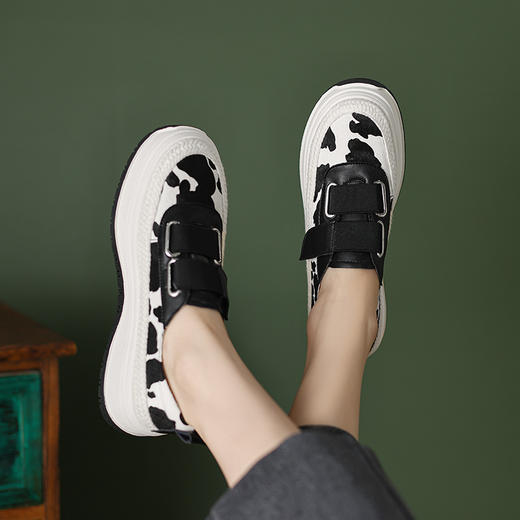 时尚百搭，真皮马毛厚底单鞋TYM-0920 商品图12