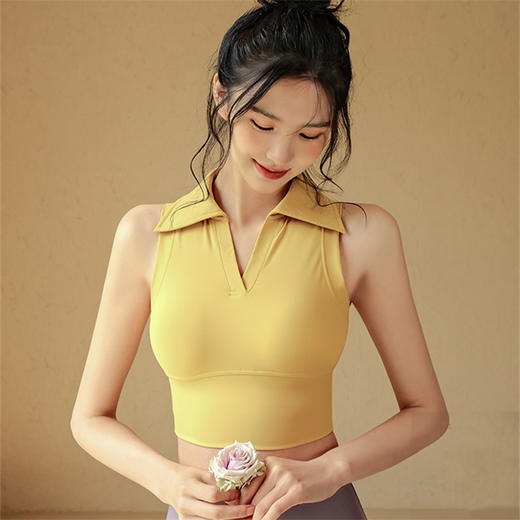 跃牌【欲动春风】系列时尚无袖背心外穿训练健身服22137（直播仓）此款为欧码，建议拍小一码！ 商品图4