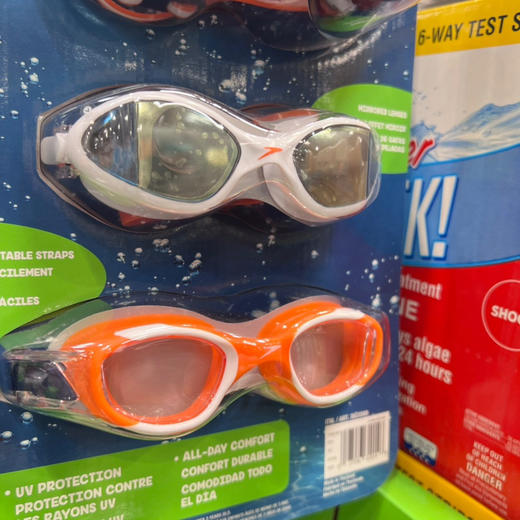 新款大童泳镜来了，赶紧下手了🏄‍♂Speedo6-14岁青少年款泳镜 美国✈直邮特价¥240元/3副装 商品图4