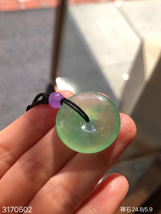 3170502，平安扣裸石。具体价格微信咨询 商品图1