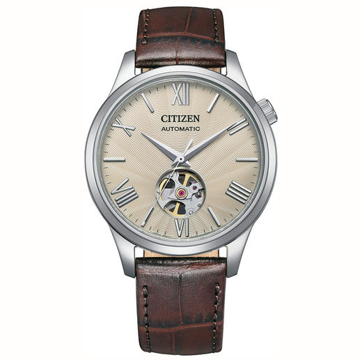 西铁城/CITIZEN经典商务休闲机械透底皮带男表NH9130-17A 商品图1