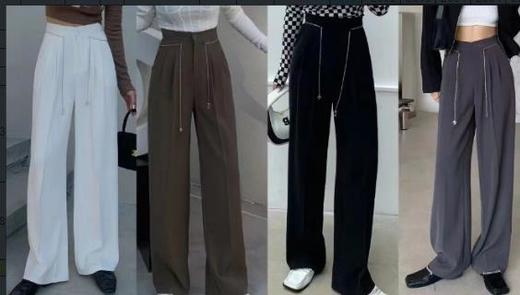 【门店同款】春季字母链条西装裤 150264431 商品图0