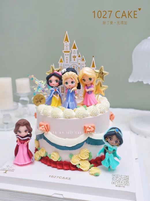 1027CAKE |  公主主题 复古花边 城堡 商品图3