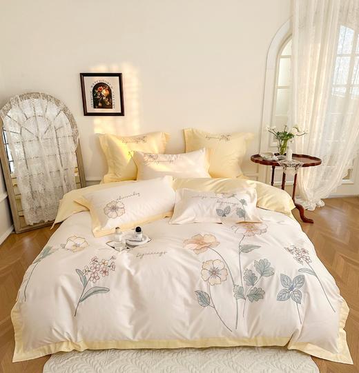 园园亲选南通家居/ 𝙉𝙀𝙒 春夏新品高端120支长绒棉一芷颜 床上四件套 商品图0