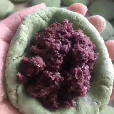 客家手工艾糍 (红豆味）600g10只装 商品图2