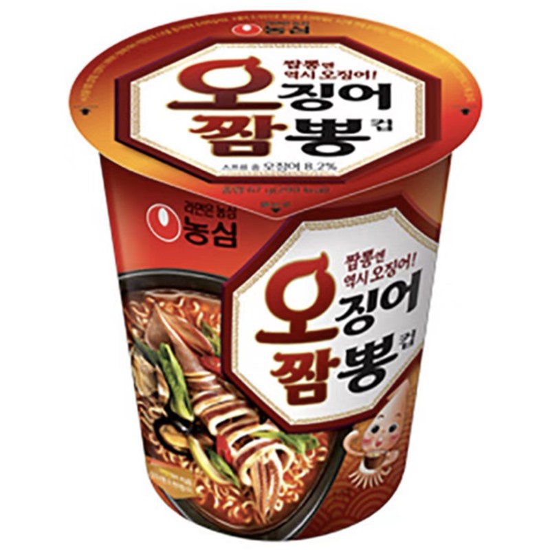 农心鱿鱼海鲜小杯67g농심 오징어짬뽕 소컵