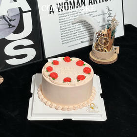 【1397】复古风粉色系裱花mom i love