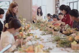 手提篮diy插花沙龙 商品图1