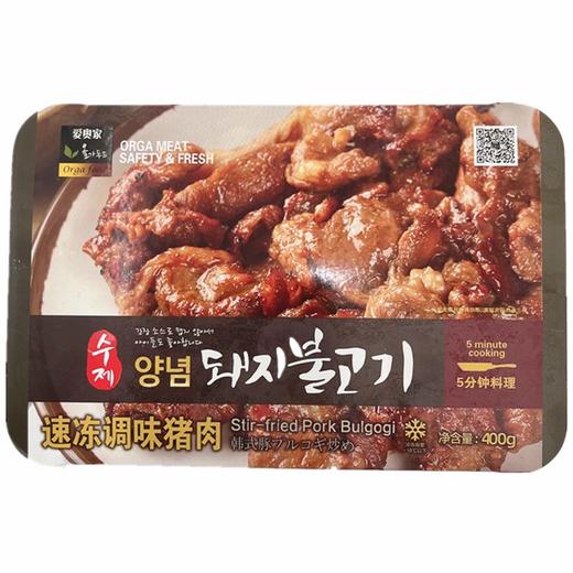 爱奥家调味猪肉400g올가푸드 양념돼지불고기 商品图0
