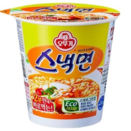 不倒翁小吃面小杯62g오뚜기 스낵면 소컵 商品图0