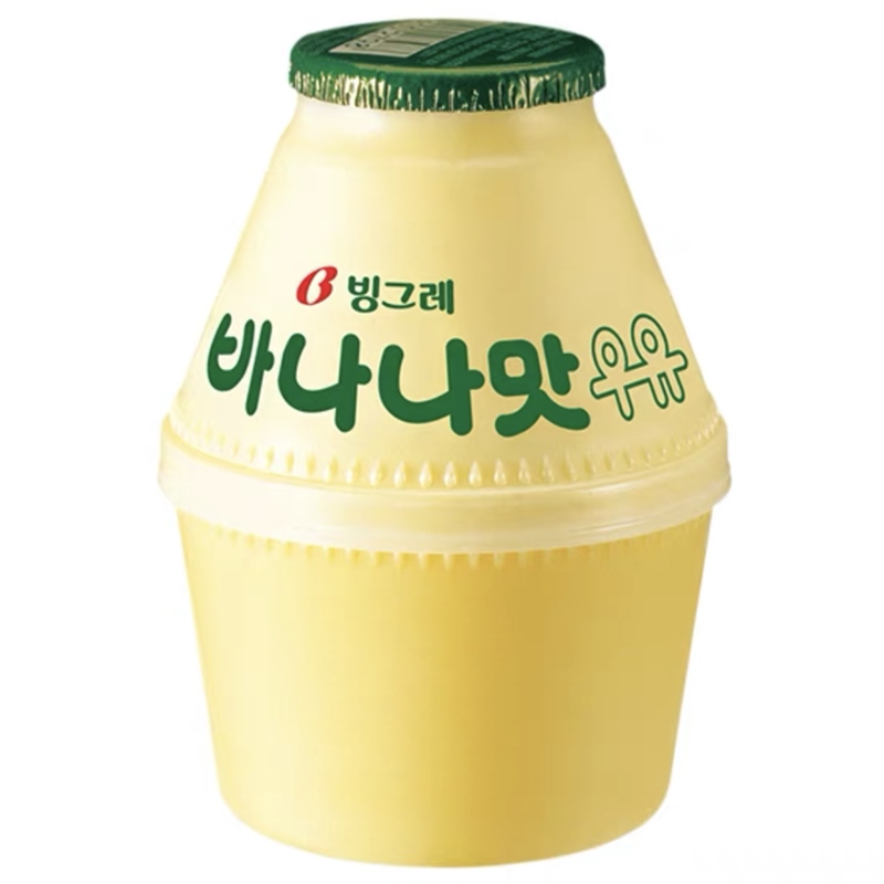 宾格瑞香蕉味牛奶238ml빙그레 바나나맛우유