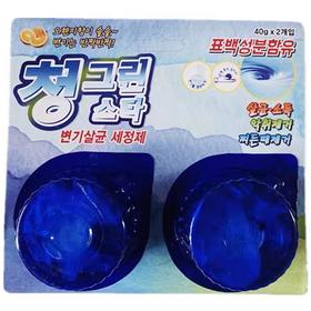 青绿色马桶清洗块(40g*2)청그린 변기살균 세정제
