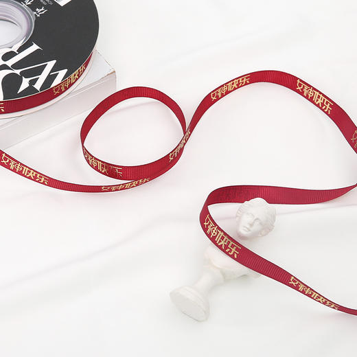 女神节1公分螺纹烫金带（80码/卷） 商品图1