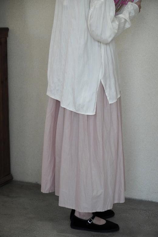 ECOLE DE CURIOSITES 条纹电力纺真丝圆领衬衫(Made in France) 商品图6