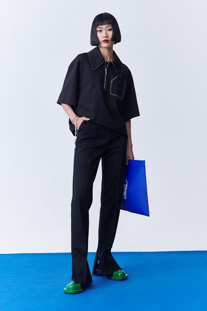 针织polo上衣 商品图0