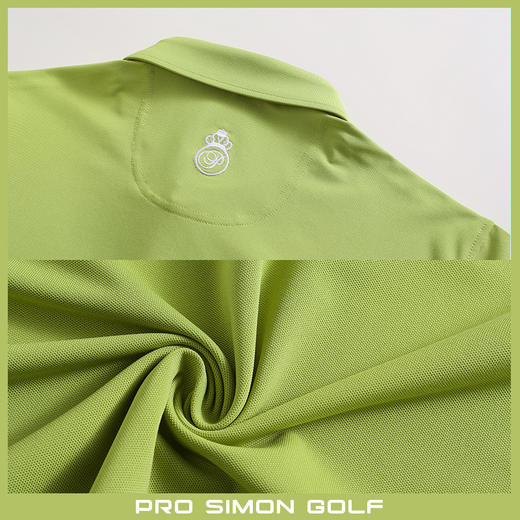 BMS-101B（PROSIMON高尔夫男款春夏短袖简约风翻领Polo衫） 商品图4