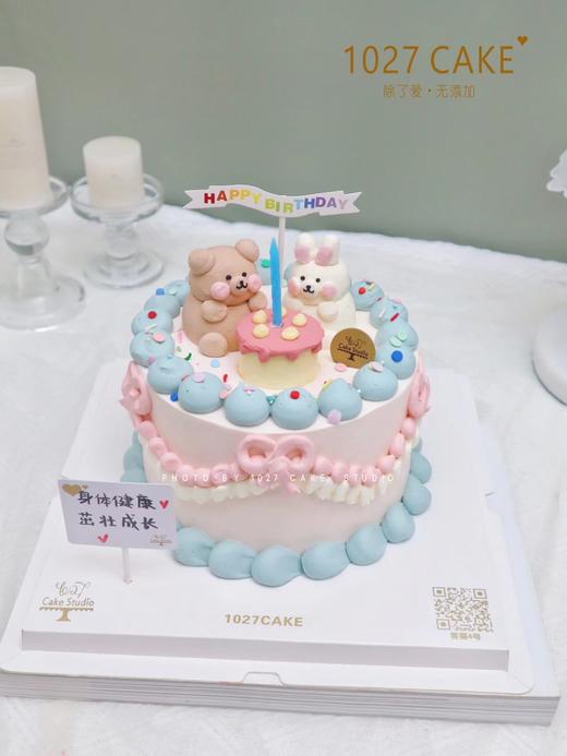 1027CAKE | 立体小动物蛋糕 小熊 小兔 商品图1