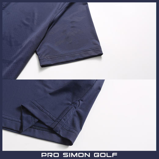 BMS-110A（PROSIMON高尔夫男款春夏短袖提花Polo衫） 商品图3