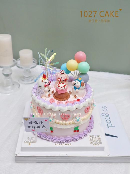 1027CAKE | 立体奶油霜小动物  牛猪狗 商品图2