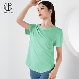 跃牌【欲动春风】系列宽松跑步轻薄透气T恤12218（此款为欧码，建议拍小一码！）