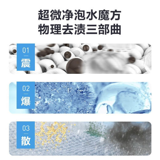 小天鹅（ LittleSwan）滚筒洗衣机全自动 家用洗烘一体机10公斤 京品家电 健康除菌洗 TD100FTEC 水魔方超微净泡洗 智能投放 商品图4