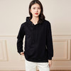 优选丨【圆领+连帽可选】【时髦百搭必备】春季卫衣女宽松套头圆领连帽套头衫上衣可情侣纯棉卫衣 商品缩略图10
