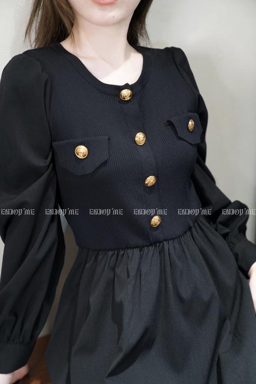 【门店同款】春季小香风针织拼接连衣裙 150207605 商品图7