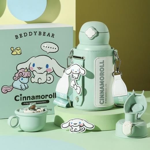 【品牌直发】【杯具熊三丽鸥玉桂狗联名系列】儿童杯复古保温水壶保温嘟嘟桶大肚杯 顽皮大耳狗/轻盈大耳狗/云朵大耳狗/运动水杯大耳狗316不锈钢 商品图14