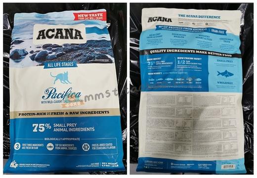 爱肯拿 Acana 猫粮 海洋盛宴/农场盛宴 1kg1.8kg5.4kg 全期无谷猫粮 商品图1
