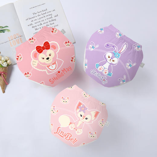 【4条装 防水透气 6层纱布可水洗 】儿童尿布裤戒尿不湿隔尿裤婴幼童纯棉全棉婴儿尿布 商品图9