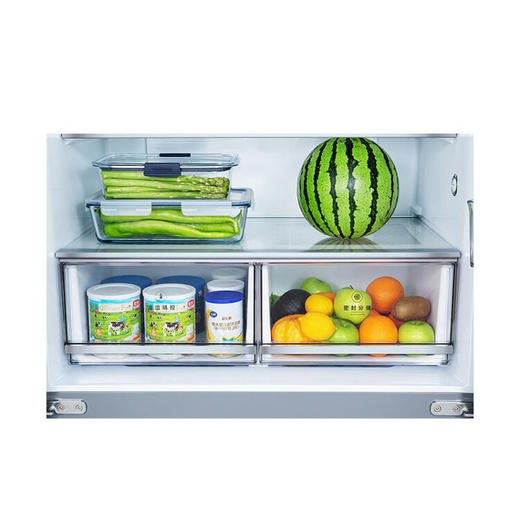 美的（Midea）468升十字对开门冰箱 光循环净味 多维智能变频 玻璃面板 BCD-468WSGPZM 商品图7