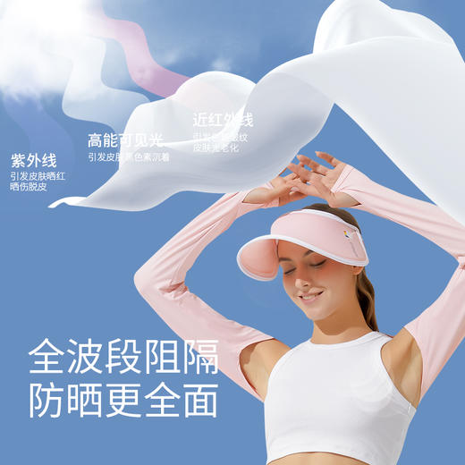 Supield素湃防晒袖套防紫外线冰袖女夏季薄款新护肩连体手袖 商品图4