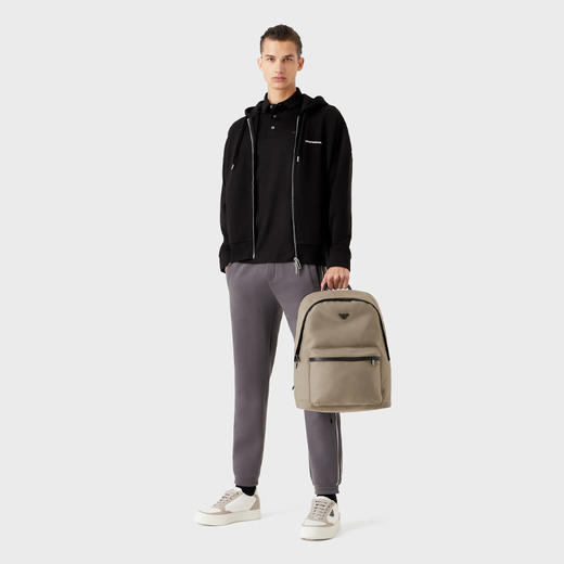 【二】EMPORIO ARMANI 阿玛尼 男士老鹰刺绣徽标短袖POLO衫 黑色 8N1F96 1JUVZ 0999 商品图3