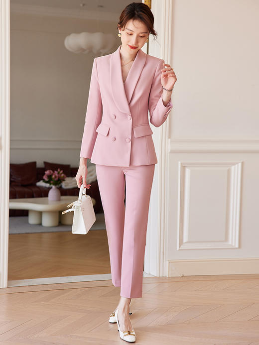 西装套装女小外套秋冬设计感时尚主持人艺考工装西服休闲上衣厚 商品图1